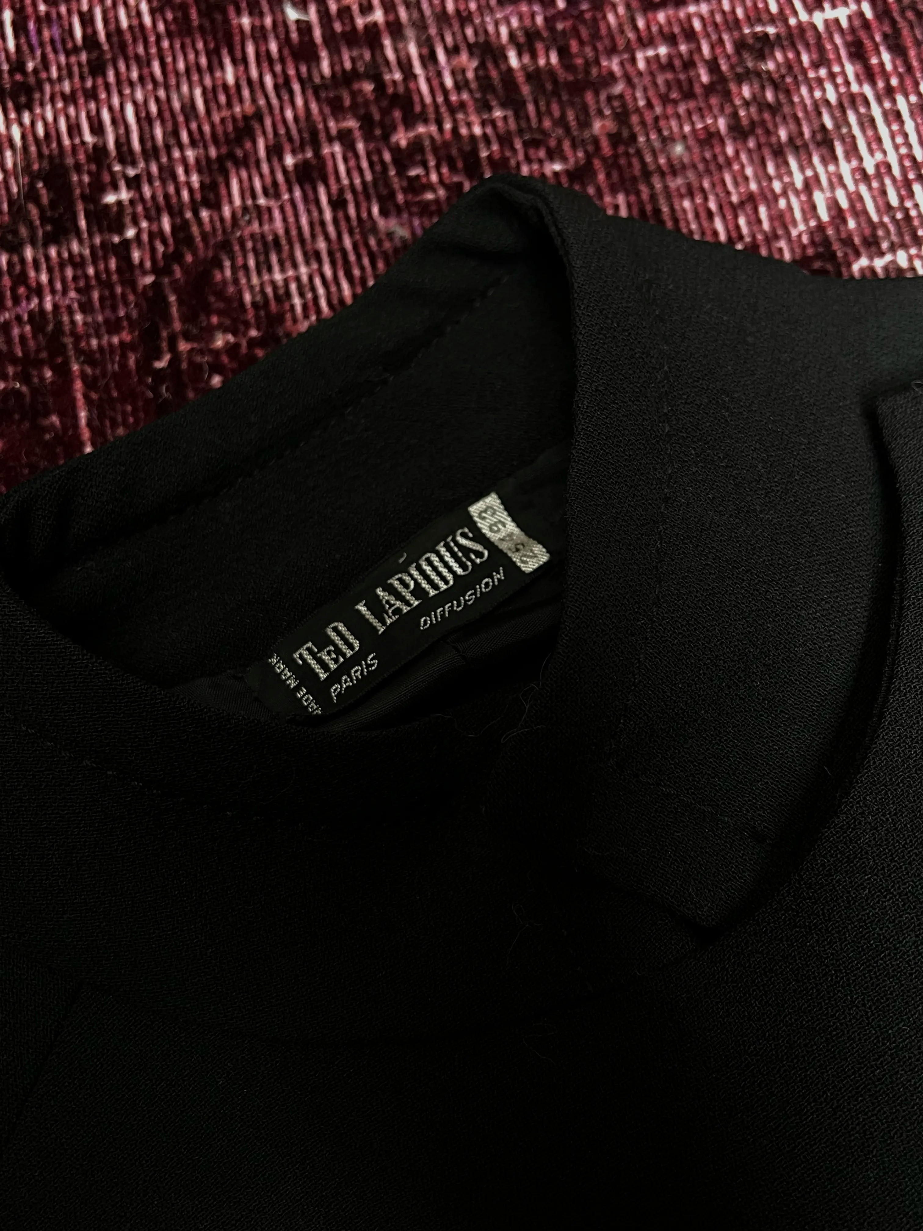 Ted Lapidus 60's Anchor Wool Coat