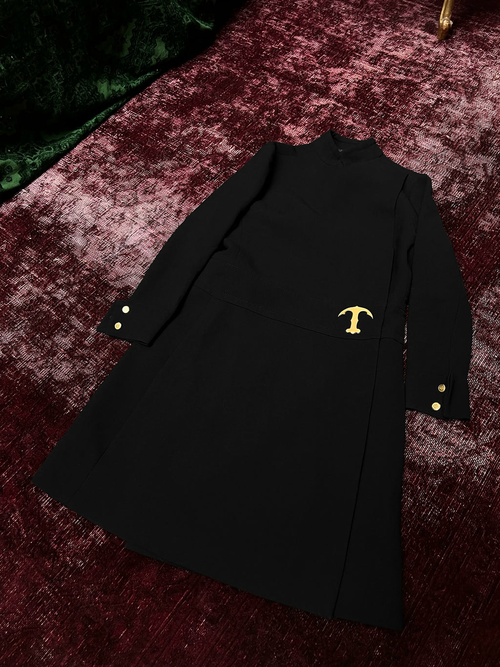 Ted Lapidus 60's Anchor Wool Coat