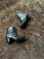 YSL Rive Gauche Tom Ford Jonny Boots Faded Gunmetal