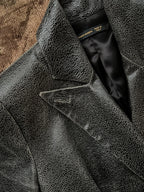 McQueen Fall-Winter 1999 Overlook Cracked Leather Blazer