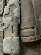 Claude Montana Fall-Winter 1983 Aviator Shearling Bomber